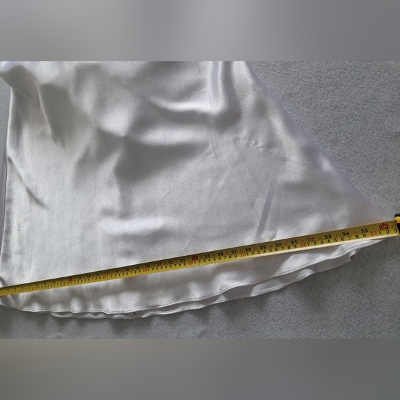 Aw Bridal Genevra Dress in White Crystal Satin - Picture 16 of 16